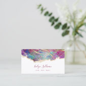 carte de visite professionnelle design opale fuchs (Debout devant)