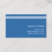 Carte de visite professionnelle d'interprète tradu (Dos)