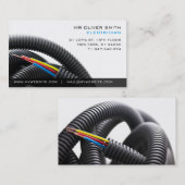 Carte de visite professionnelle électricien (Devant / Derrière)