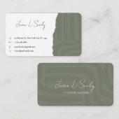 Carte de visite professionnelle élégante (Devant / Derrière)