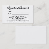 Carte de visite professionnelle élégante avec logo (Devant / Derrière)