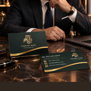 Carte de visite professionnelle élégante avec logo