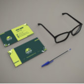 Carte de visite professionnelle élégante minimalis