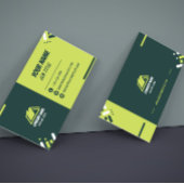 Carte de visite professionnelle élégante minimalis