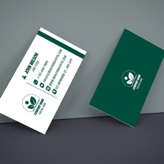 Carte de visite professionnelle élégante minimalis