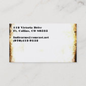Carte de visite professionnelle FFL personnalisée (Dos)