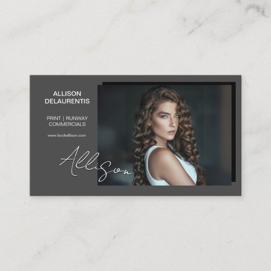 Carte de visite professionnelle Greystone Talent | (Devant)