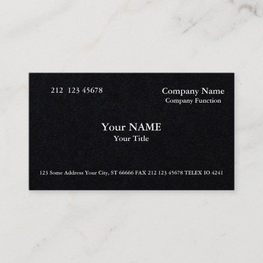 Carte de visite professionnelle Kraft rustique min (Devant)