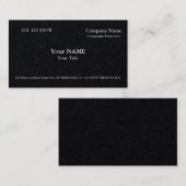 Carte de visite professionnelle Kraft rustique min (Devant / Derrière)