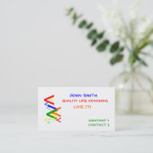 Carte de visite professionnelle lumineuse (Debout devant)