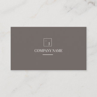 Carte de visite professionnelle minimale