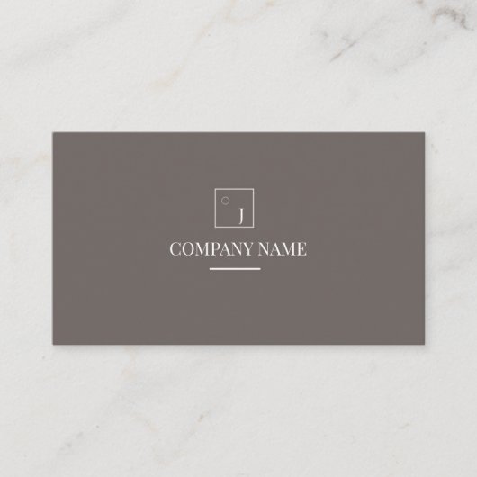 Carte de visite professionnelle minimale (Devant)