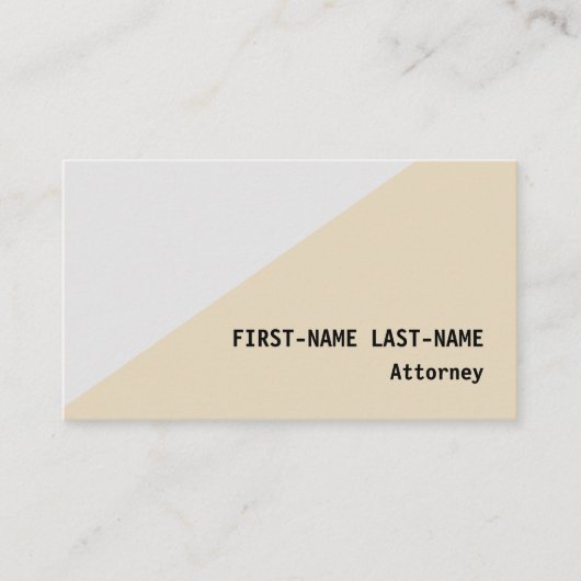 Carte de visite professionnelle minimale et basiqu (Devant)