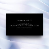 Carte de visite professionnelle minimale et propre