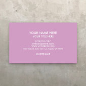 Carte de visite professionnelle minimale moderne