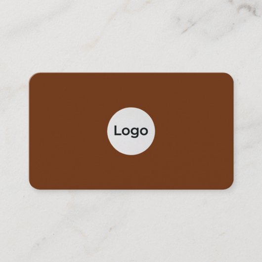 Carte de visite professionnelle minimale moderne (Devant)