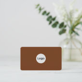 Carte de visite professionnelle minimale moderne (Debout devant)
