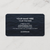 Carte de visite professionnelle minimale moderne (Dos)