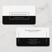 Carte de visite professionnelle minimaliste (Devant / Derrière)