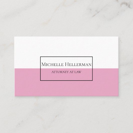 Carte de visite professionnelle minimaliste (Devant)