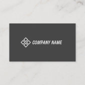 Carte de visite professionnelle minimaliste blanch (Dos)