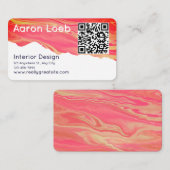 Carte de visite professionnelle minimaliste modern (Devant / Derrière)