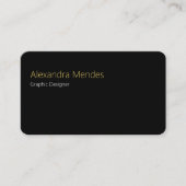 Carte de visite professionnelle minimaliste modern (Devant)