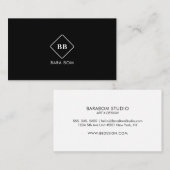 Carte de visite professionnelle minimaliste simple (Devant / Derrière)