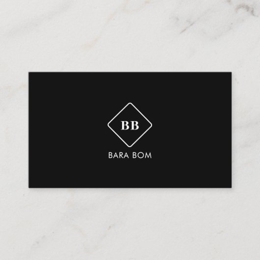 Carte de visite professionnelle minimaliste simple (Devant)