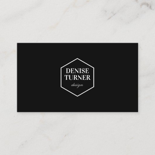 Carte de visite professionnelle minimaliste simple (Devant)