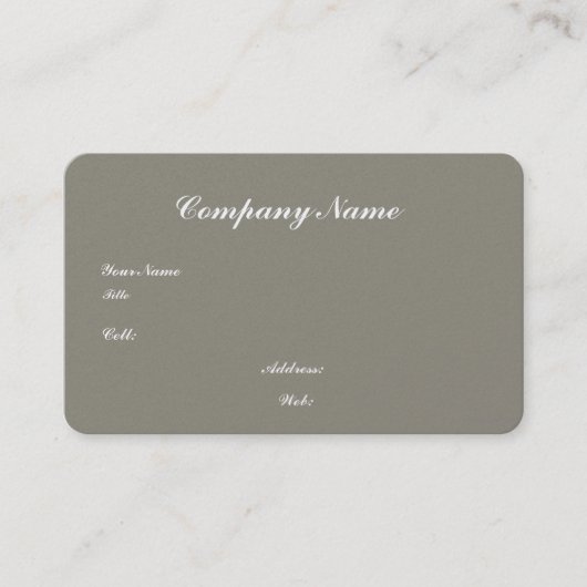 Carte de visite professionnelle modèle blanc de ba (Devant)
