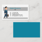 Carte de visite professionnelle moderne  (Devant / Derrière)