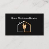 Carte de visite professionnelle moderne de service (Devant)