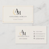 Carte de visite professionnelle moderne et minimal (Devant / Derrière)