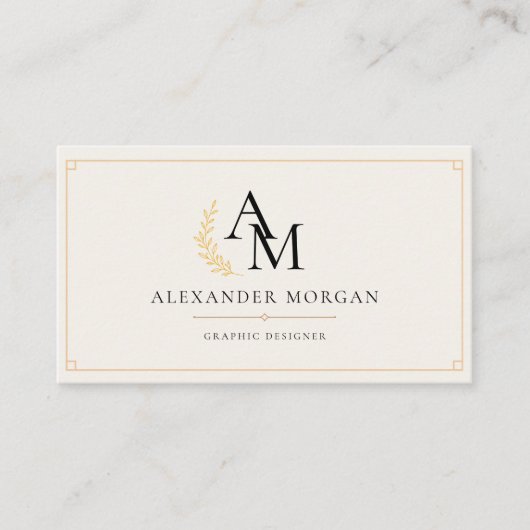 Carte de visite professionnelle moderne et minimal (Devant)