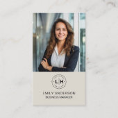 Carte de visite professionnelle moderne et minimal (Devant)
