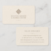 Carte de visite professionnelle moderne et neutre (Devant / Derrière)