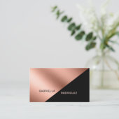 Carte de Visite Professionnelle Moderne Minimalist (Debout devant)