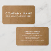 Carte de visite professionnelle moderne minimalist (Devant / Derrière)