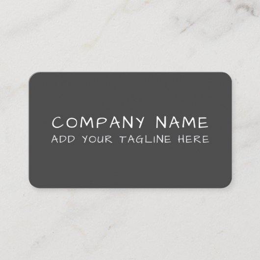 Carte de visite professionnelle moderne minimalist (Devant)