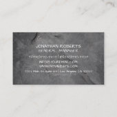 Carte de visite professionnelle moderne minimalist (Dos)