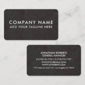 Carte de visite professionnelle moderne minimalist (Devant / Derrière)