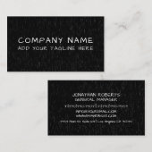 Carte de Visite Professionnelle Moderne Minimalist (Devant / Derrière)