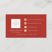 Carte de visite professionnelle moderne minimalist (Devant)
