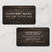 Carte de visite professionnelle moderne minimalist (Devant / Derrière)