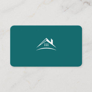 Carte de visite professionnelle moderne sarcelle e