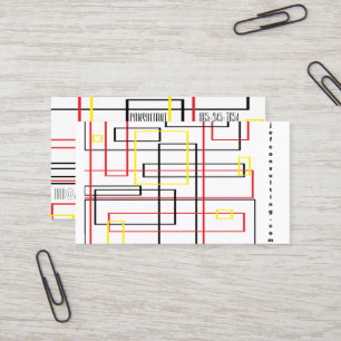 Carte de visite professionnelle motif industriel r