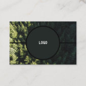 Carte de visite professionnelle noire (Devant)