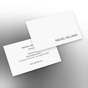 Carte de visite professionnelle noire et blanche m