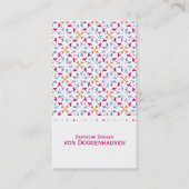 Carte de visite professionnelle Pastel pour Profes (Devant)